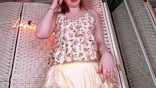 jack off to your NYMPHO GIRLFRIEND as she tries on clothes