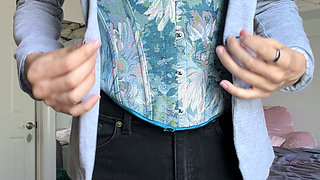 Sfw Corset Jeans Sexy Business Outfit