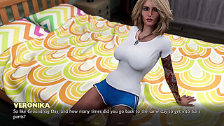 Timestamps: Lost Love - Blonde Tramp Stamp Girl Missed My Big White Cock