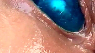 Blonde Poolside Tease with Toy and Footjob Ecstasy