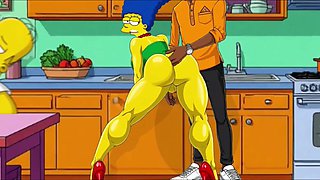 Marge Loves to Fuck Everyone But Homer! - 2D Cartoon Simpsons