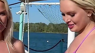 Water Play Turns Wet with Shared Squirting!