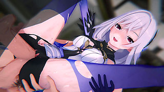 [genshin Impact] Skirk Complete Collection: Wall Press, POV, Bondage, Double Penetration & Pregnant (4k)