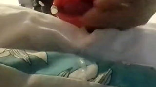 Laura throatfucked with a big lips gag has to swallow a huge load of cum