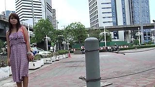 Zero English Thai MILF gets picked up