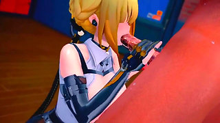 Zenless Zone Zero - Evelyn's Pussy Filled with Cum in Horny Sex Scene - 3D Hentai Animations