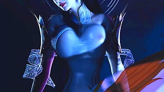 Goddess of the Pixel Realm: Curves Unchained - 3D Animation Hentai