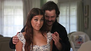 Babes get their mouths filled with cum in hot gangbang