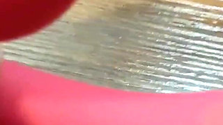 Animour panty dildo unboxing and masturbation