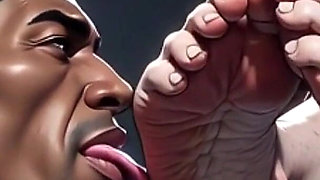 Granny Foot Slave Session - Passionate Toe & Sole Licking