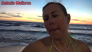 Fucking a Curvy Big Tits German Tourist Picked up in the Beach