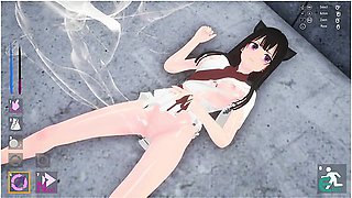 Sakura Segment [v1.0] Girl With Cat Ears In Kimono