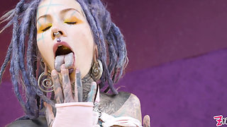 Dread Girl ANAL ONLY Double Penetration Threesome - Prolapsing Ass Rose, Gaping Ruins