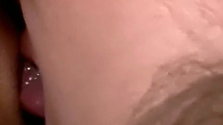 Purple Leggings Stay on - Redhead Eats Her Blonde Friend Out on the Floor