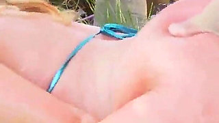 Big Tit Blonde MILF Nikki Benz Drilled Outdoors