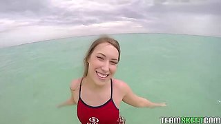 Lifeguard's Dick Duty: Kimber Lee & Bruno's Casting