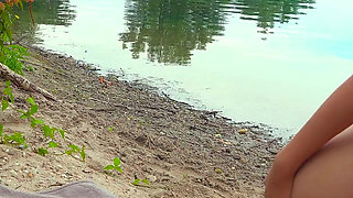 Krass!! Fucked at the Lake While 2 Strange Couples and Men Watch Us & Jerk off - Pure Real