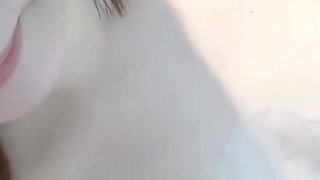 Bath Date Temptation. Slick Heat on Her Pale Body Ends in Sweet Creampie Bliss