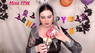 Halloween Spooky Bride Coca-cola Belch Session Loud Unladylike Burps