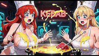 Funny Cook Video, Ai Animation