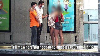 Antonio Mallorca - Meeting Two Hot Ass Babes At Bus Stop Ends In Incredible Foursome Back Home 12 Min