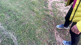 The Anal Granny Outdoors!!!