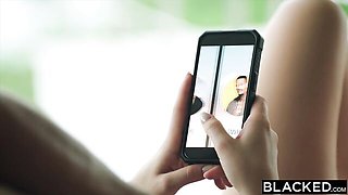 Doggystyle clip with flirtatious Jason Luv and Kelly Collins from Blacked.Com