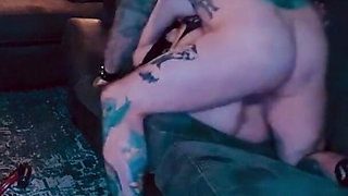 Riding My Big Dildo and Sucking Daddy’s Cock