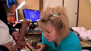 Japanese teen handjob in bus full of people