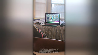 Behind the Scenes!! GILF Hollee Huntress Sucks BBC During Her Gaming Break!