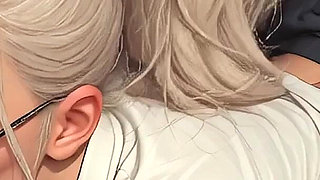 Double Penetration for Blonde Secretary