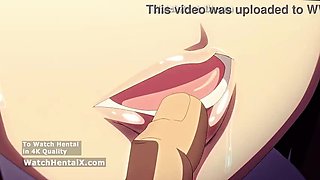 Hentai Anime: Sexy Teen Girl Blowjob & Creampie with Teacher - Big Natural Tits Doggystyle