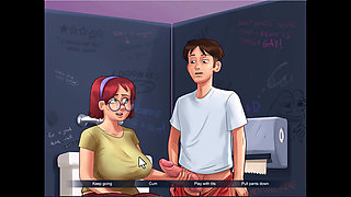 Summertime Saga: I fucked old Roz and we got everything for Roxy stepmom