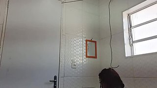 Busty Redhead Fanny Squirting Fucked Doggy Style in Bar Bathroom Public Sex