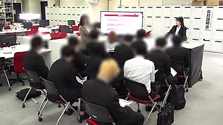 Japanese Office Ladies' Orgasmic Company Presentation x3x6D996E70C7D597B846