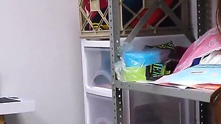 Attractive Violet's big cock clip