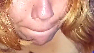 Girl in Lingerie Gets Cum Stuffed in Her Throat