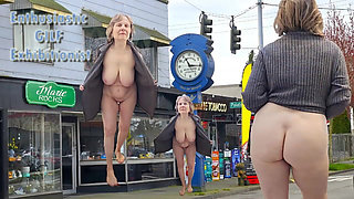 Enthusiastic GILF Exhibitionist