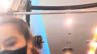 Sexy teen doggystyle fuck on webcam close up