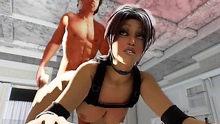 Desi amateur sex with Indian aunty in a steamy 3D setup