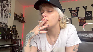 Smoking a Cig Makeup and No Makeup Compilation