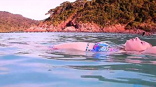 Blonde With Natural Big Boobs Loves Putting A Toy In Her