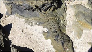 Stranger Jerks Off On The Beach, Then Touches And Fucks My Pussy!