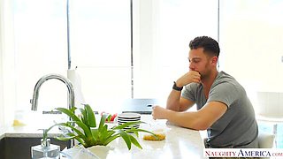 Milf Alexis Fawx Fuckin' In The Kitchen With Her Undergarments