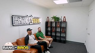 Bangbros - Serena Santos turns college coach chris into her dildo, gagging & riding him to cum