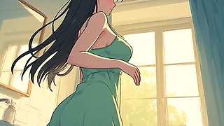AI Anime Hentai Uncensored, Uncensored video of 18 Year old Teen Hentai MILF, 3D Cartoon on closeup by Kiidzy Animates