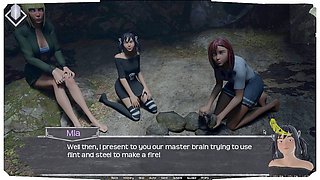 POV cowgirl cartoon sex with internal ejaculation and big tits from Gamerdark10