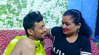 Desi Bhabhi in short dress fucked hard by Dever ji