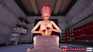 Kushine Frenulum Titfuck 3D Hentai Rule34 - Free Hands Blowjob and Facial Cumshot
