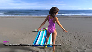 My Hotwife - Gameplay - Roleplay - Nudist Beach,gym Visit